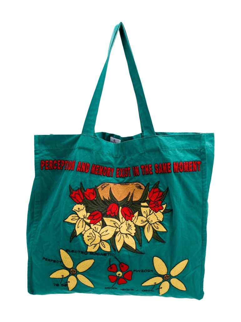 Stone Island (Nyc) Limited Edition Perception And Memory Canvas Tote